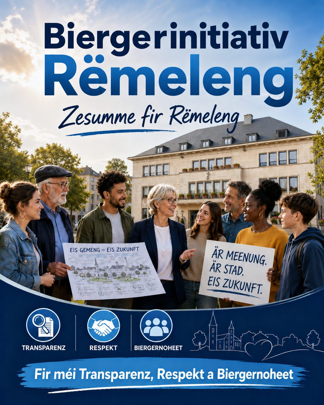 Rëmeleng brauch endlech eng staark Stëmm vun de Bierger